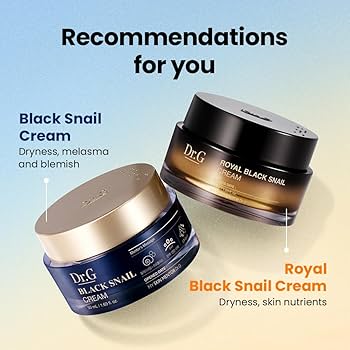 Dr.G BLACK SNAIL CREAM 50ml ×6 Dr. G Black Snail Cream, 1.69 fl oz (50 ml) - Walmart.com